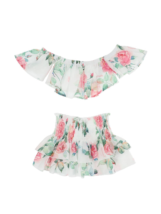 Muslin rose beach set