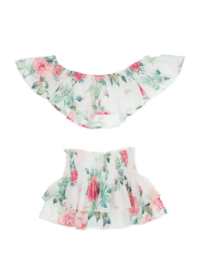 Muslin rose beach set