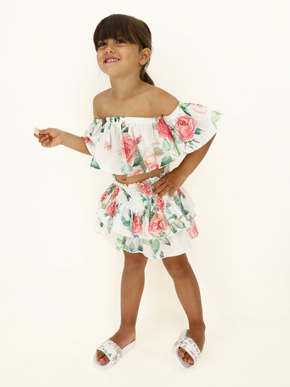 Muslin rose beach set