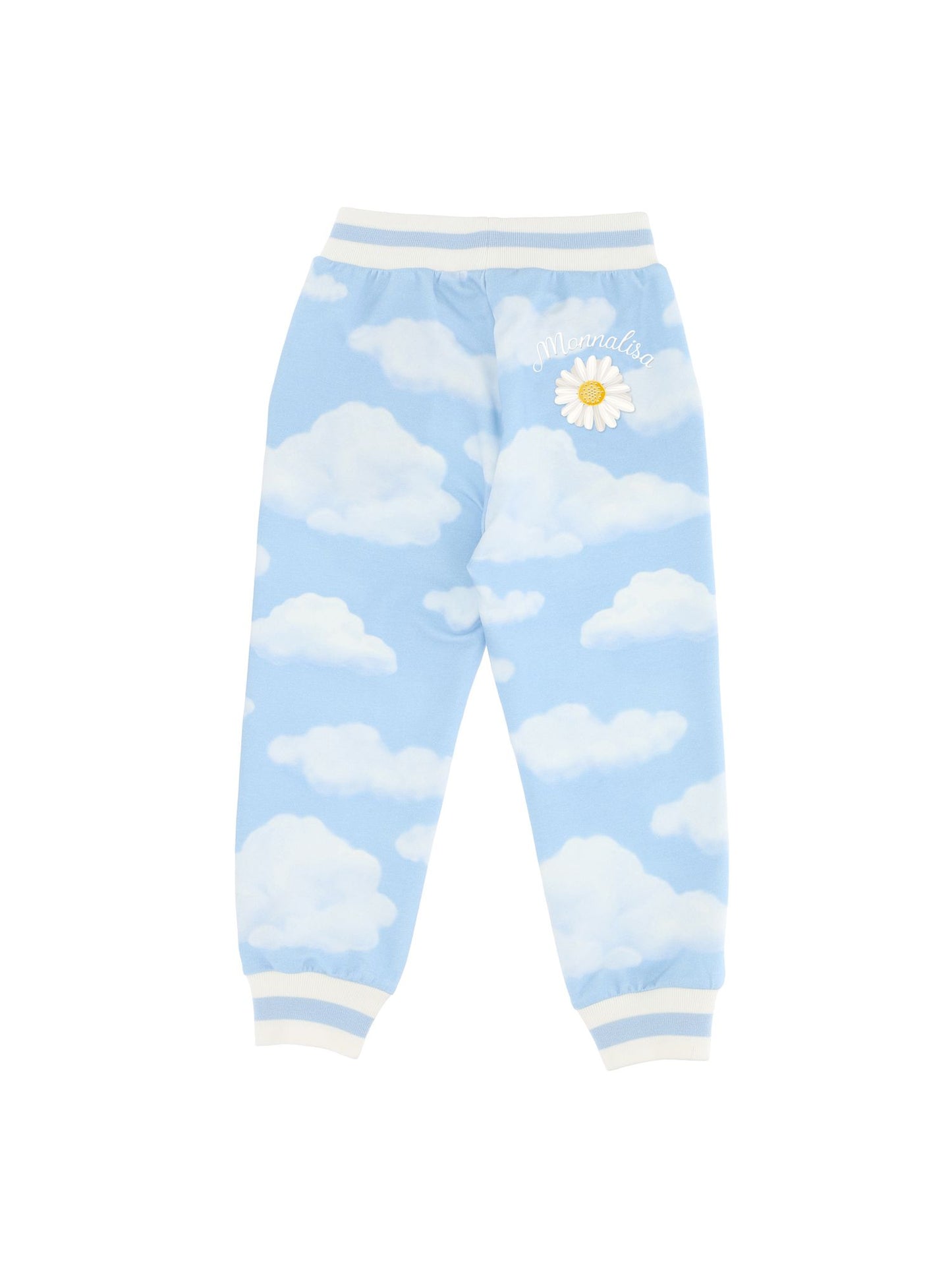 Jogger pants with cloud print sweatshirt