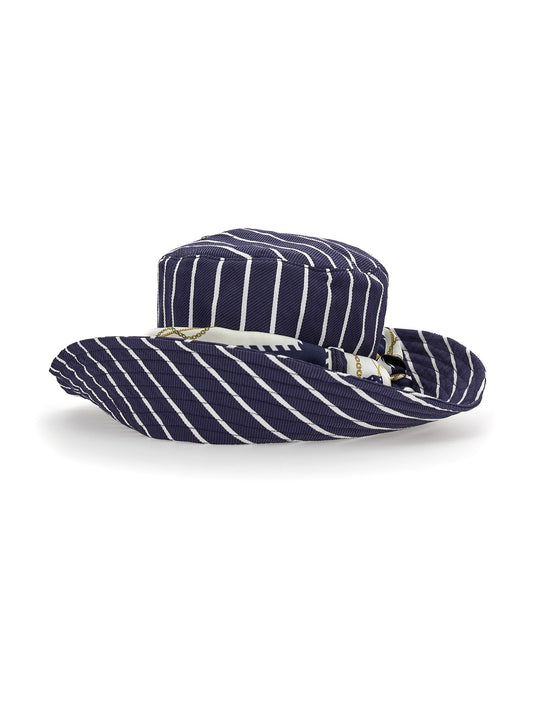 Alternating stripe hat