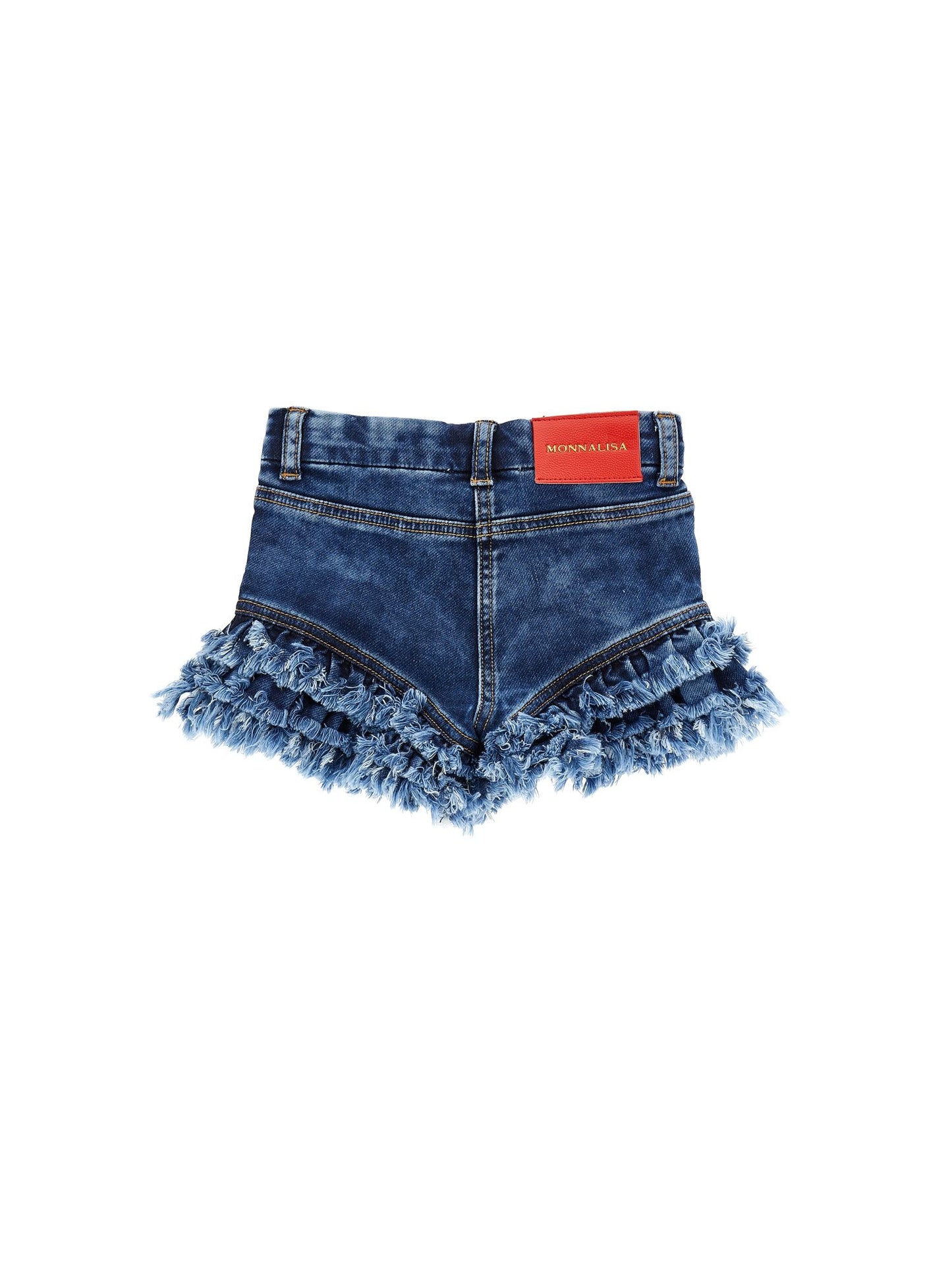 Cherry embroidery sweatshirt shorts
