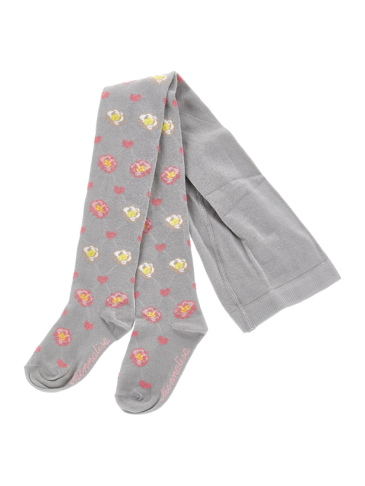 Jacquard cotton tights