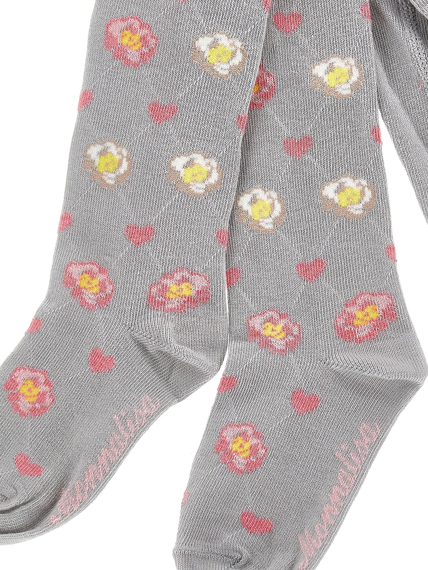 Jacquard cotton tights