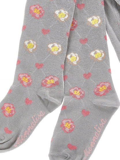 Jacquard cotton tights