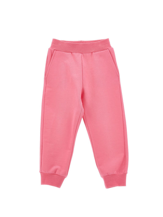 Jogger with anemone embroidery