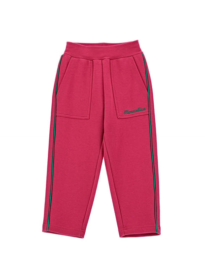 Sweatpants with piping