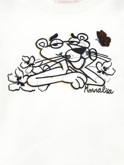 Pink Panther closed sweatshirt
