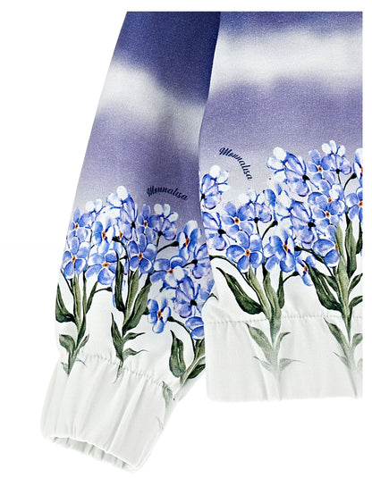 Degradé open sweatshirt