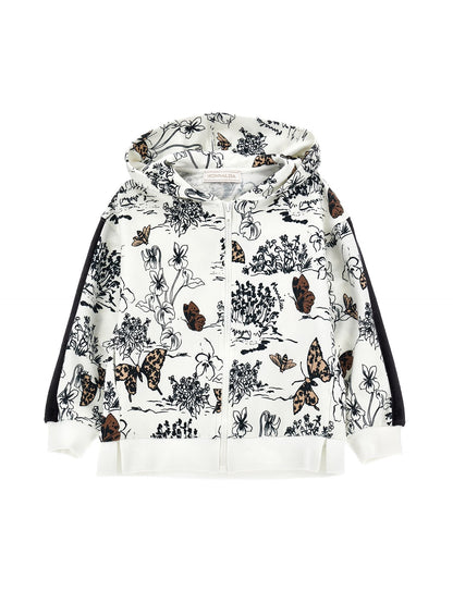 Open toile de jouy sweatshirt