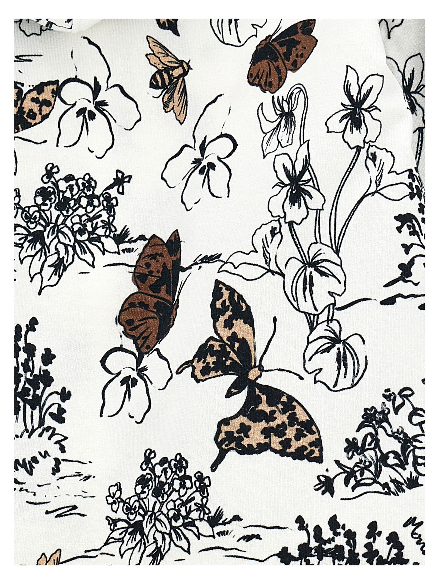 Open toile de jouy sweatshirt