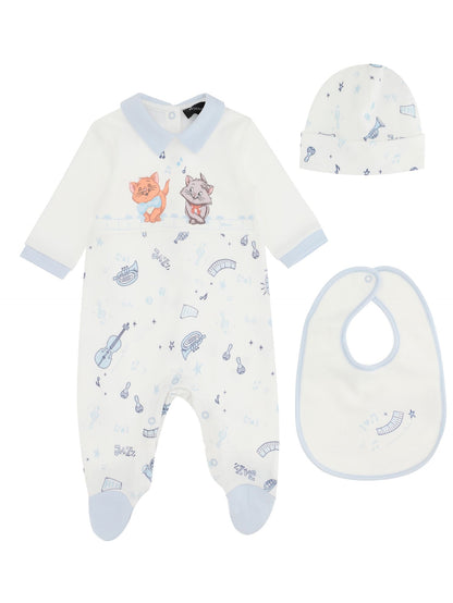 Baby's three-piece Aristocats set