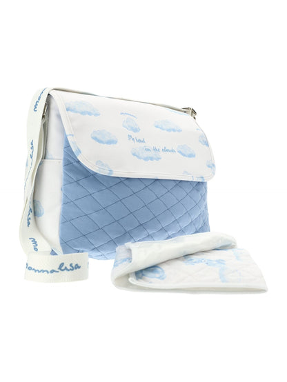 Nursery bag stampa nuvolette