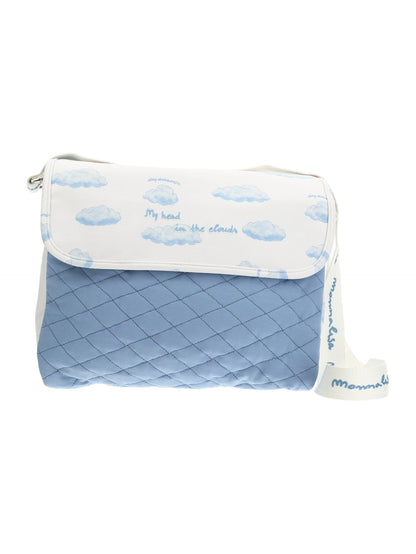 Nursery bag stampa nuvolette