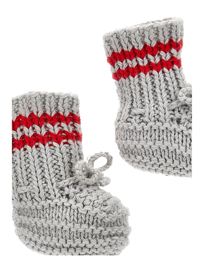 Knitted slippers