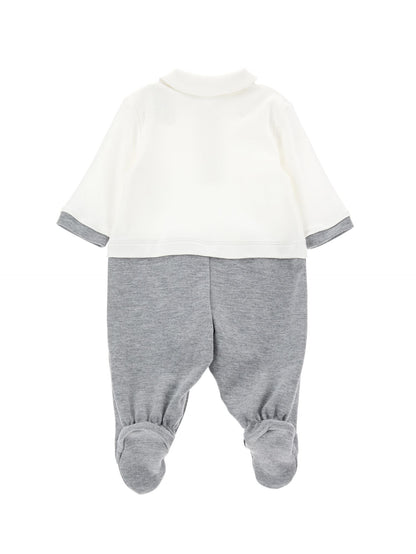 Snoopy two-tone cotton onesie