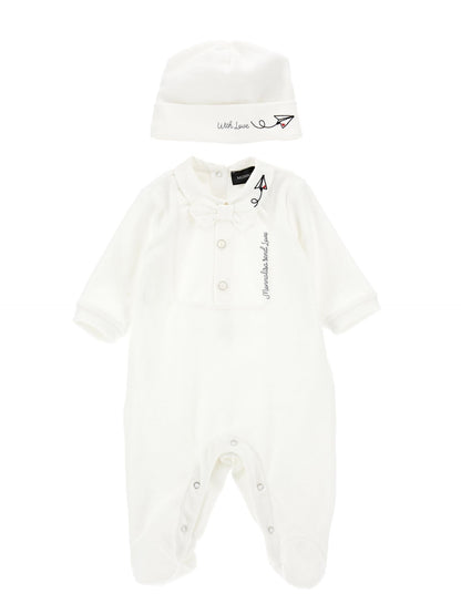 Two-piece chenille suit