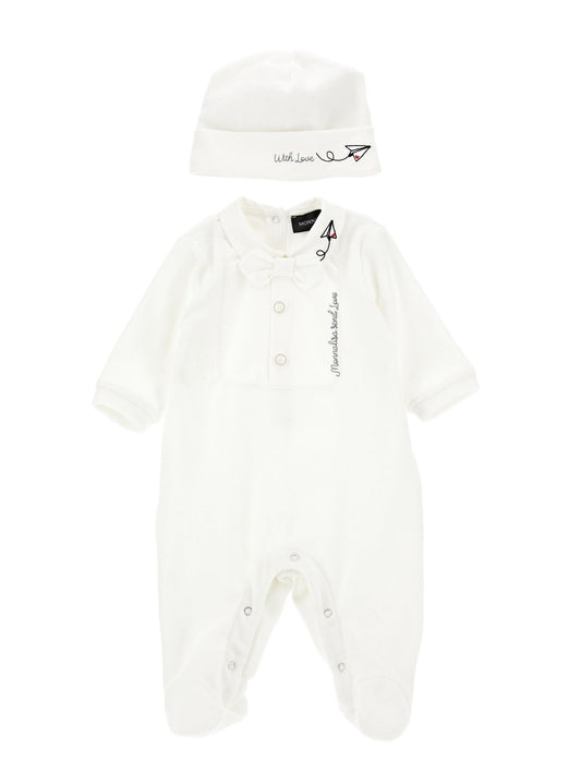 Two-piece chenille suit