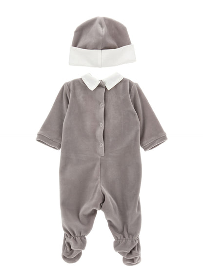 Two-piece chenille suit