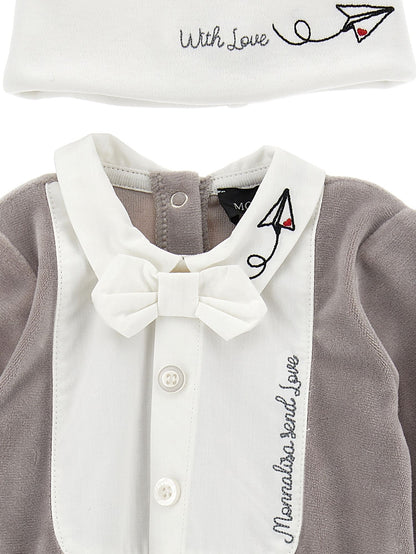 Two-piece chenille suit