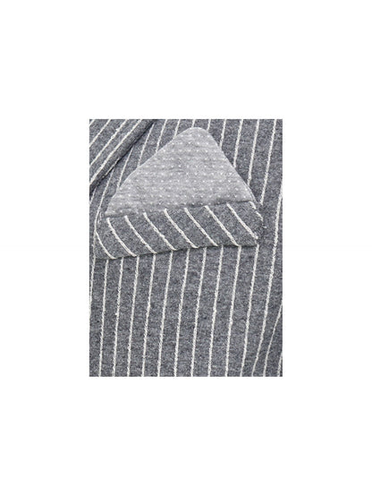 Pinstriped Milanese stitch jacket