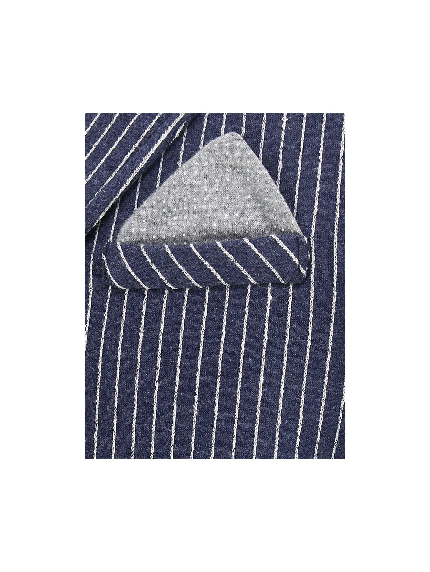 Pinstriped Milanese stitch jacket