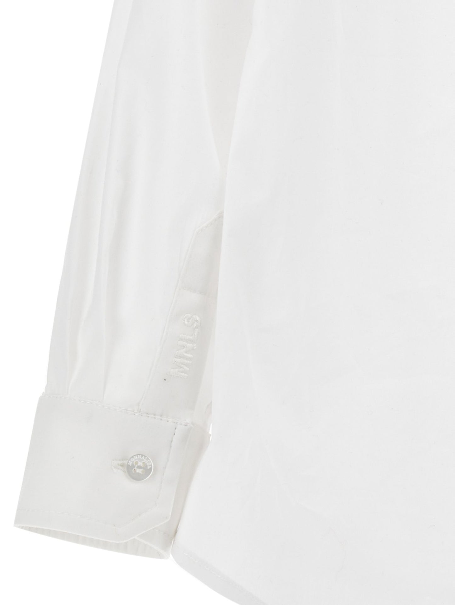 Poplin shirt with profiles