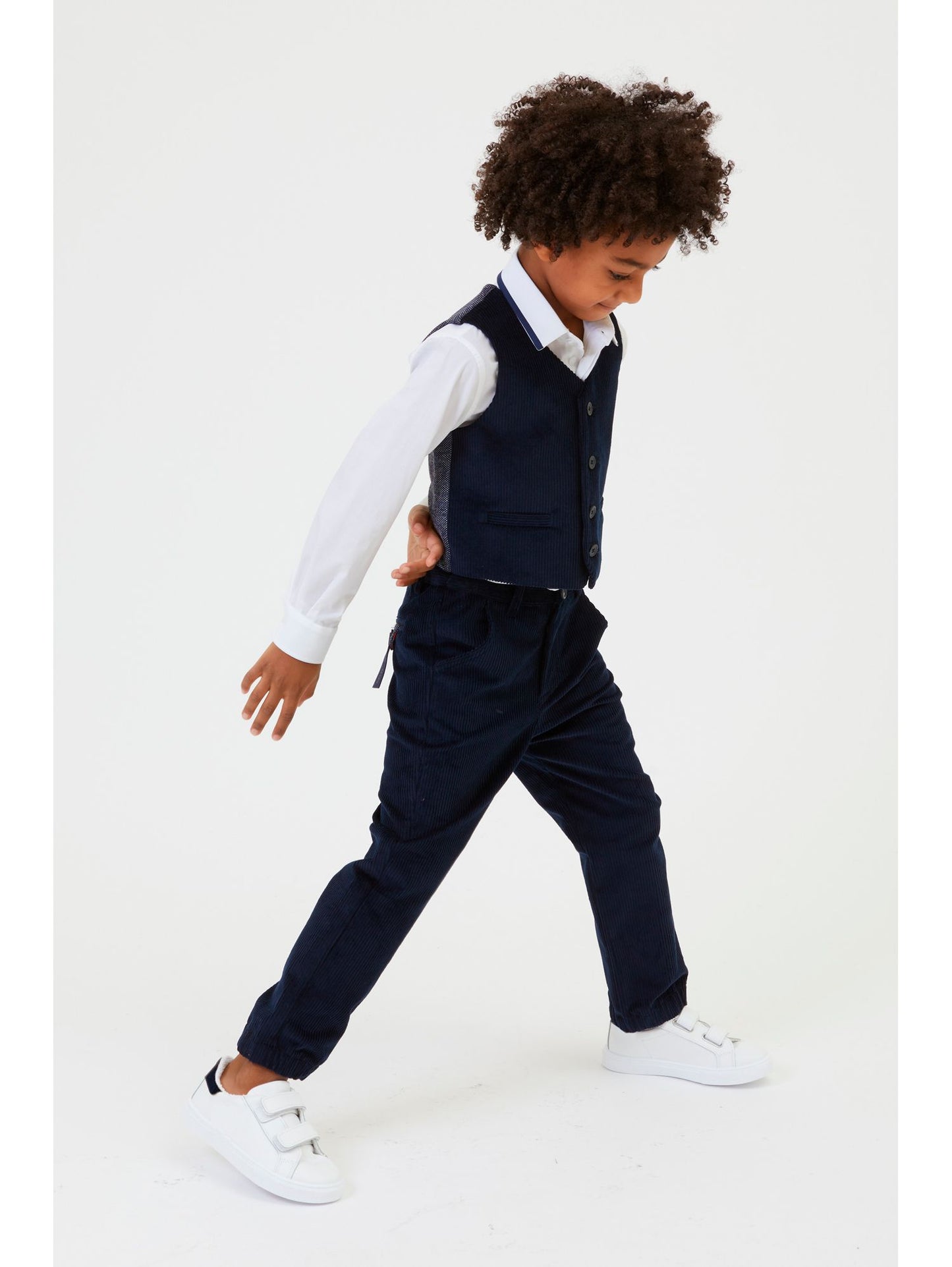 Poplin shirt with profiles