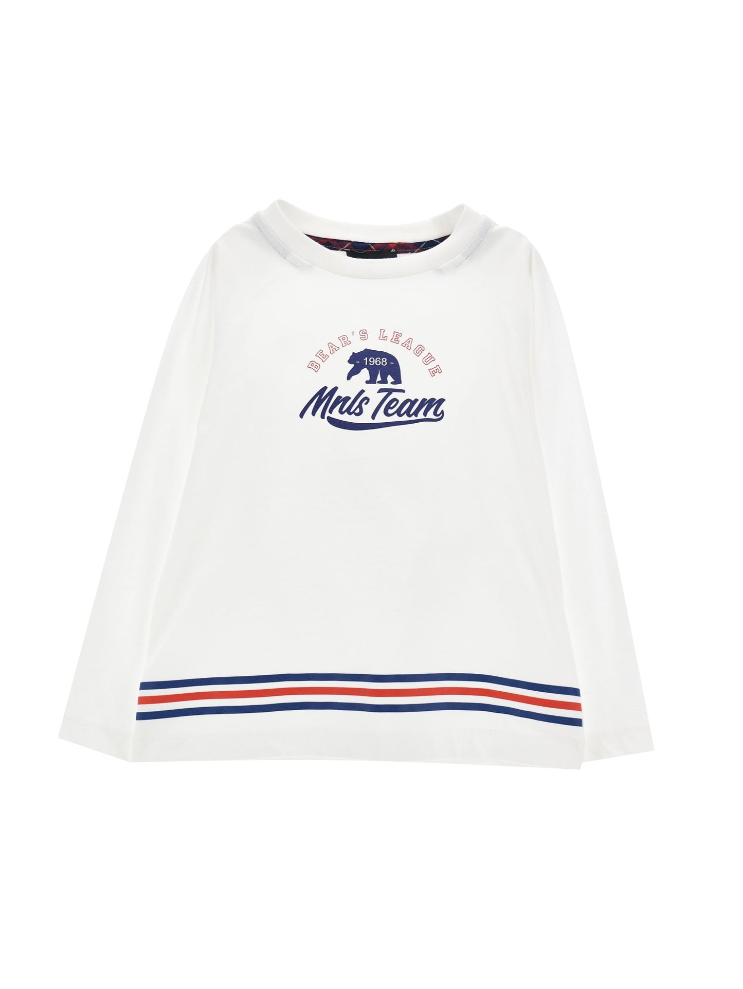 Striped logo jersey T-shirt