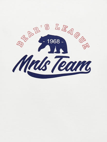 Striped logo jersey T-shirt