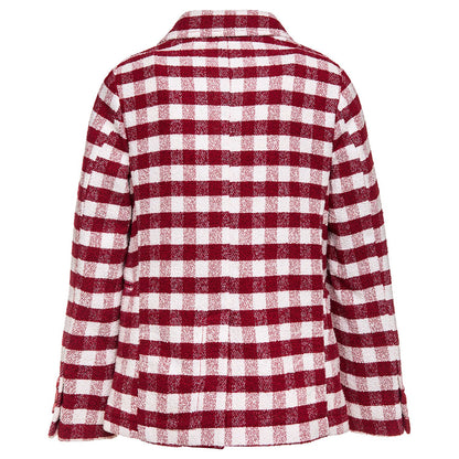 Spring checked jacket