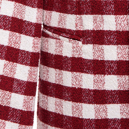 Spring checked jacket