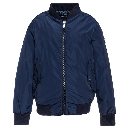 Nylon jacket with zip