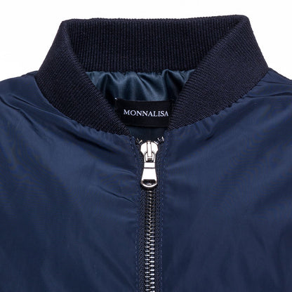 Nylon jacket with zip