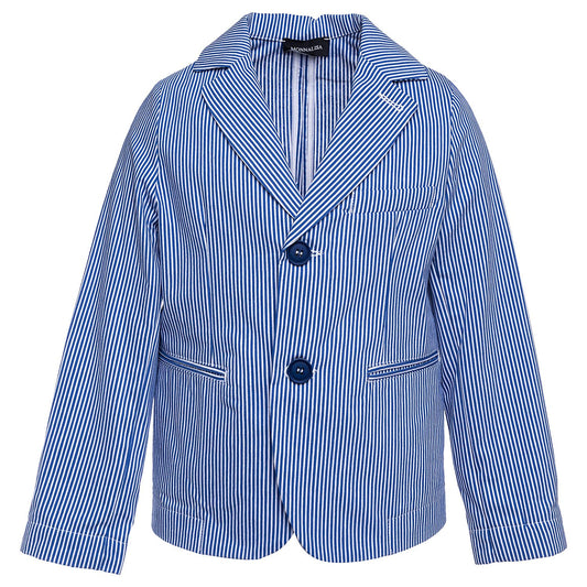 Striped cotton jacket
