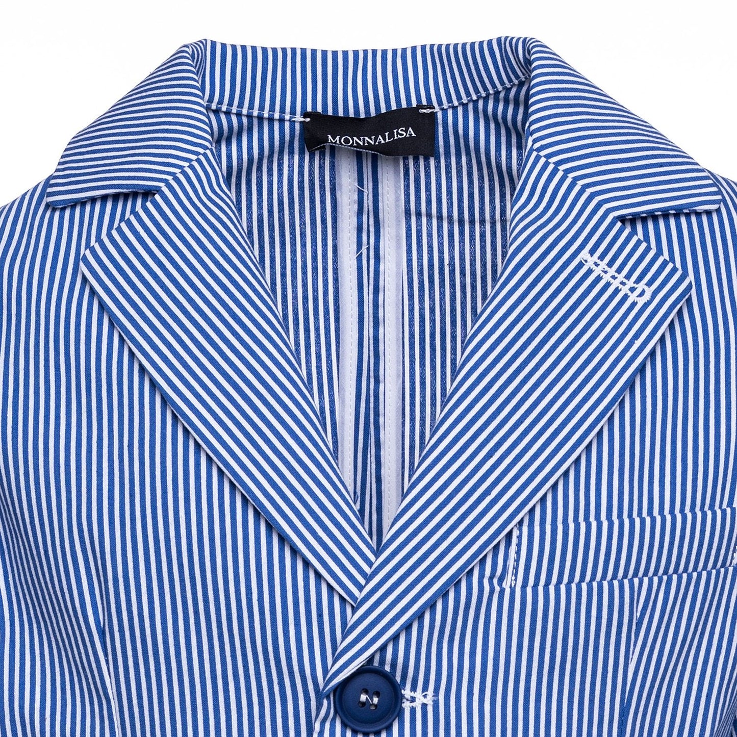Striped cotton jacket