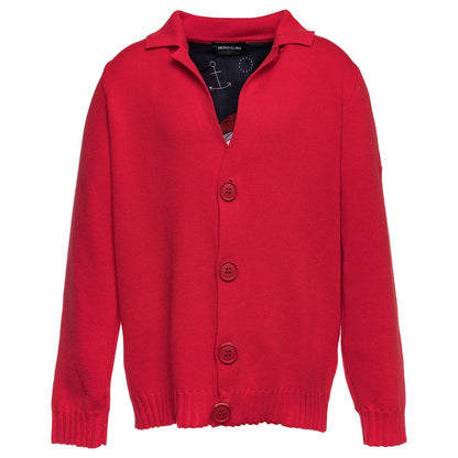 Cotton knit cardigan
