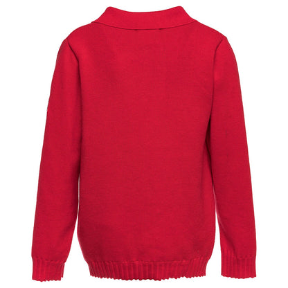 Cotton knit cardigan