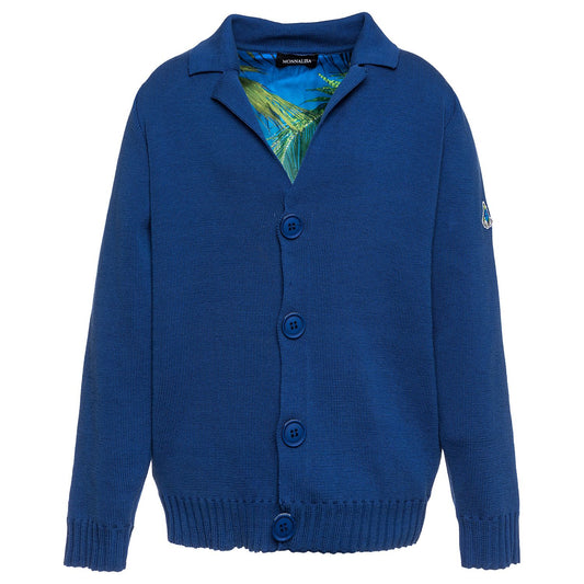 Knitted cotton cardigan