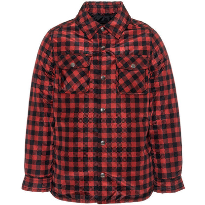 Tartan children's down jacket
