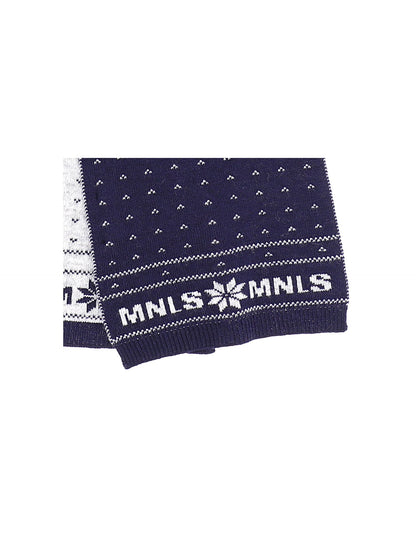 Cashmere blend jacquard scarf