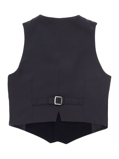 Textured fabric vest