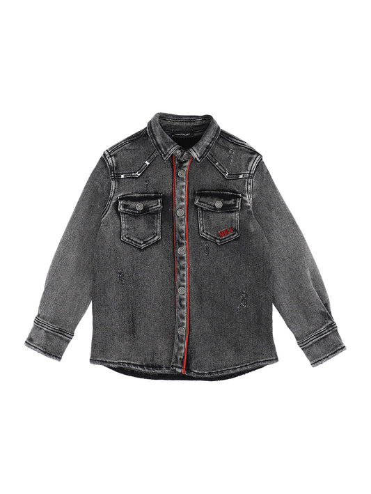 Denim shirt jacket