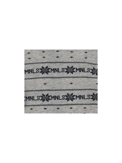 Mountain print piquet shirt