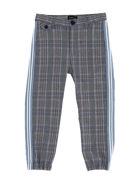 Prince of Wales striped trousers