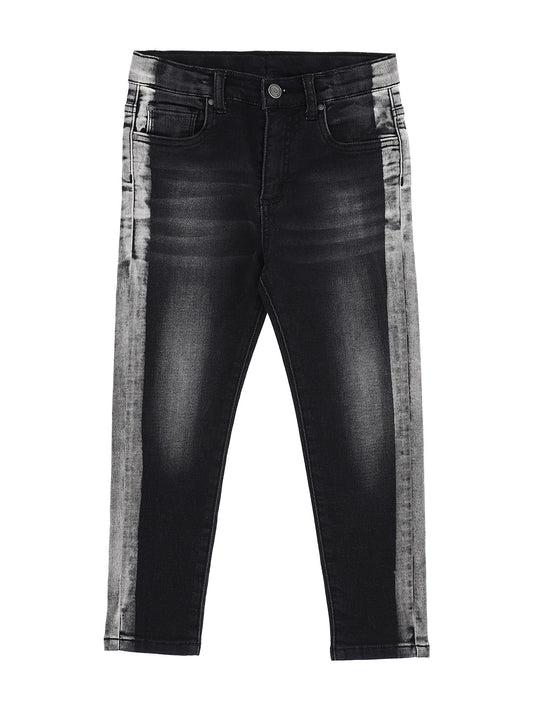 Denim-effect sweatshirt jeans