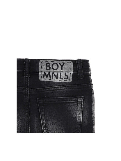 Denim-effect sweatshirt jeans