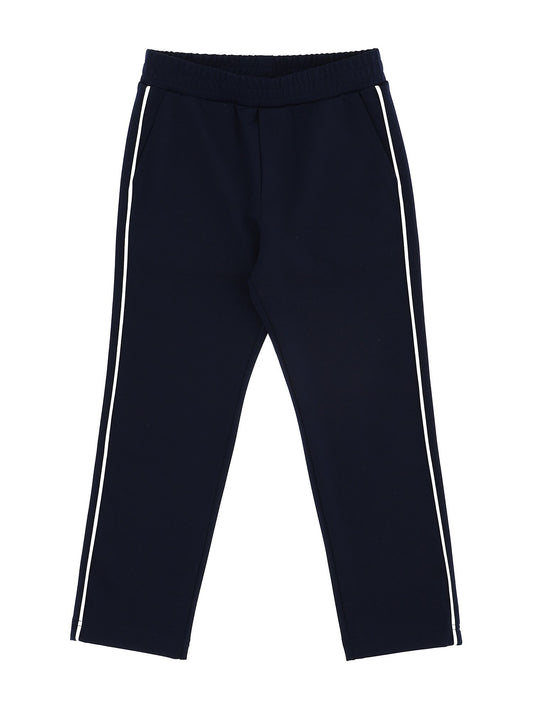 Piping sweatshirt jogging pants