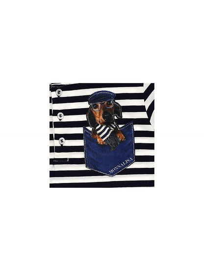 Striped jersey T-shirt