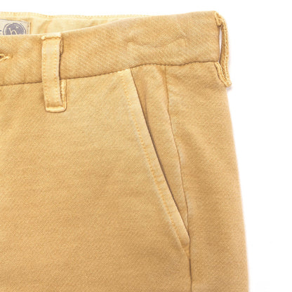 Garment dyed fleece chinos